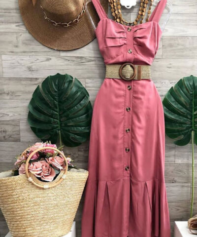 Vestido viscose