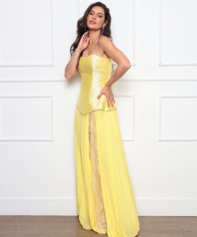 conjunto saia plissada